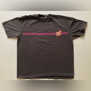 Santa Cruz Dark Grey/Pink XXL Skate Shirt‎